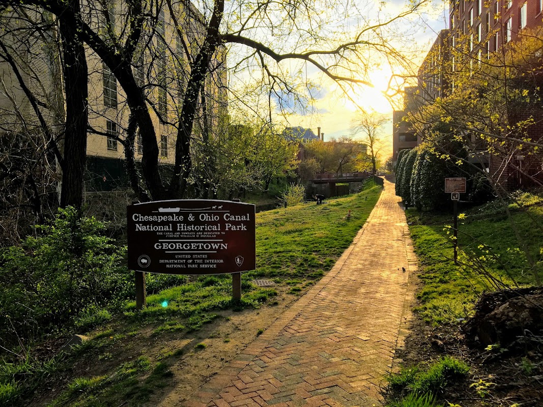 C&O Canal towpath, Georgetown