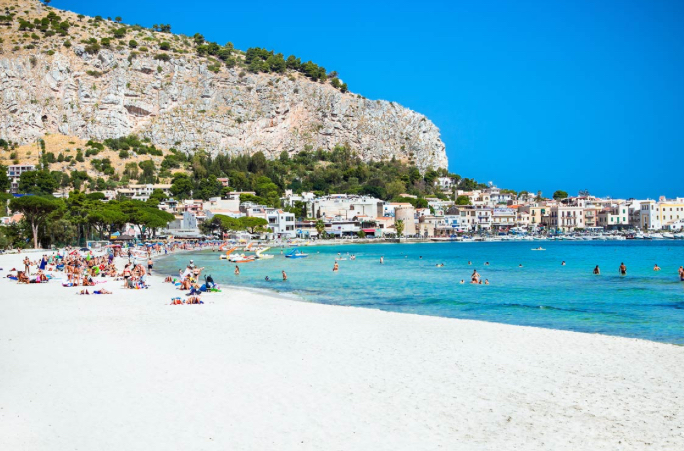 Mondello Beach, Sicily